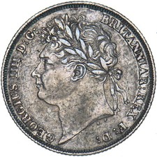 1824 Shilling - George IV