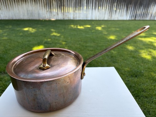 Vtg french copper - copper, lid