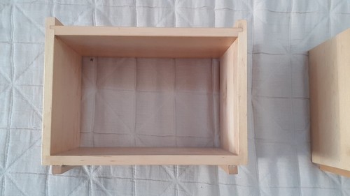 Habitat vintage wood rack - vintage, cd