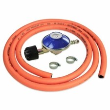 Camping Gaz Syle Inlet - LPG BUTANE 30 Mbar Regulator & 1 Metre Hose & 2 Clips