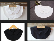 Fake Cotton Collar, Detachable Fake Collar Removable Fake Collar B650(K)