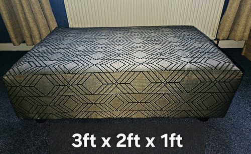 Grey geometric upholstered - geometric,