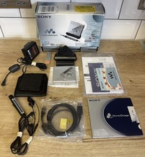 Sony MZ-N710 MiniDisc Player (silver) with leads, headphones, etc boxed unused