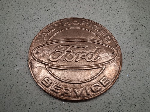 Ford cast copper sign - ford,