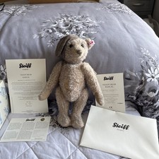 Steiff  rascal teddy bear ltd edition of only 1111 box & certificate low no 158