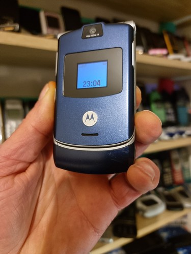Rare vintage motorola blue - vintage,