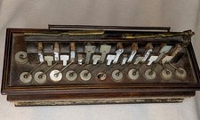 19th Century French Flutina Antique Mother of Pearl Accordion Squeezebox