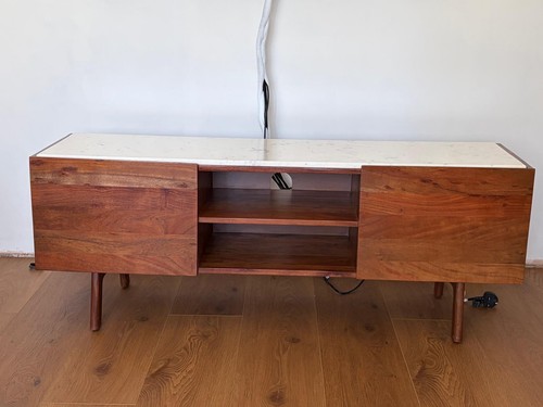 Solid acacia wood door tv - solid,