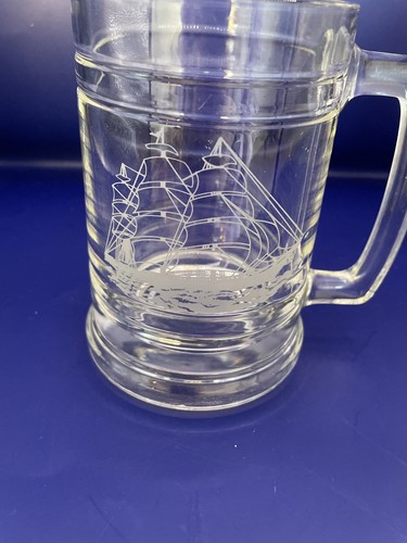 Vintage etched glass - vintage,