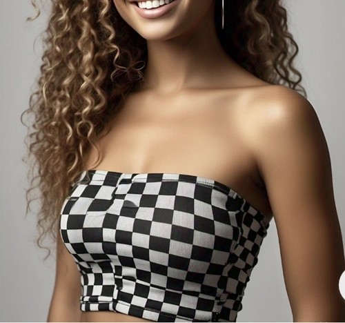 Women checker boob - women,