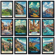 Vintage Travel Holiday Italy