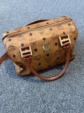 MCM Visetos Boston 2way Bag -