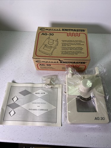 Knitmaster ag30 intarsia - knitmaster,