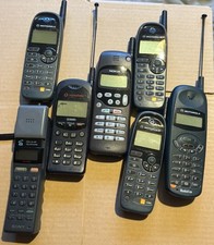 7x Vintage Mobile Phones - Motorola C520 M3788 Manhattan Sony CM-H333 Nokia 1610