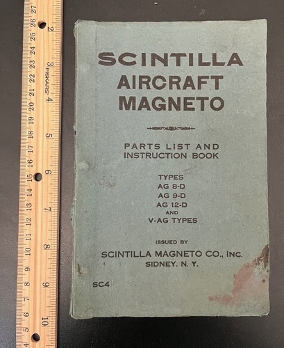 Vintage scintilla aircraft - scintilla,