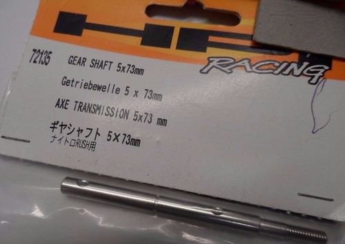 New hpi gear shaft for - gear, rush