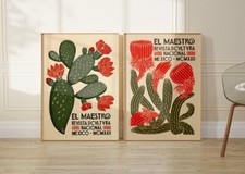 El Maestro Set of 2 Cactus