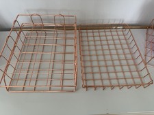 Rose Gold Paper Tray Holders 