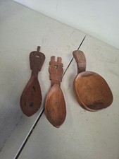 vintage hand carved wooden