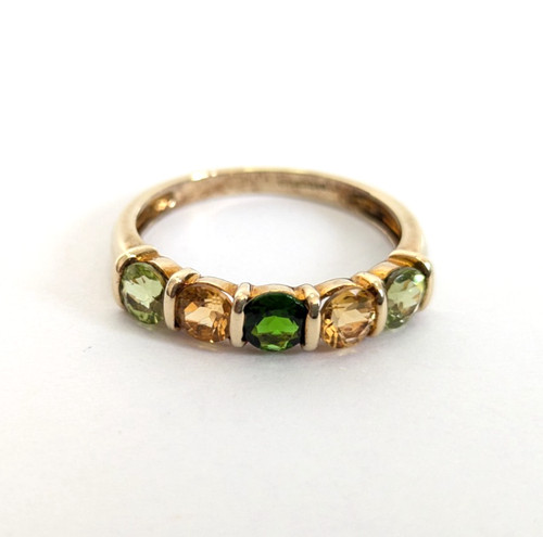 9ct gold ring - gold,
