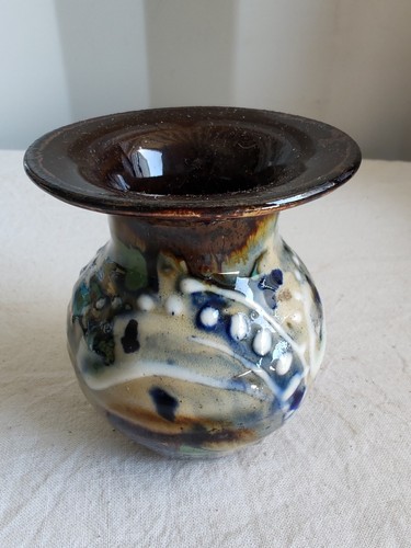 Stockley pottery vase made - l.,