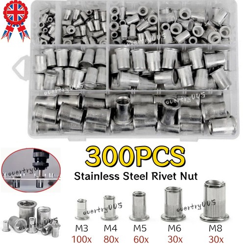 300pcs stainless steel - stainless, rivet