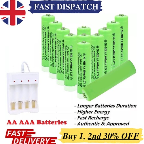 12x aaa rechargeable - aa, solar