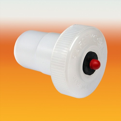 Plastic safety cork for - for, glass