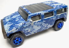 2018 HOT WHEELS HUMMER H2 SUV CONCEPT BLUE CAMO 1:72 DIECAST 2 5/8" SUV TRUCK