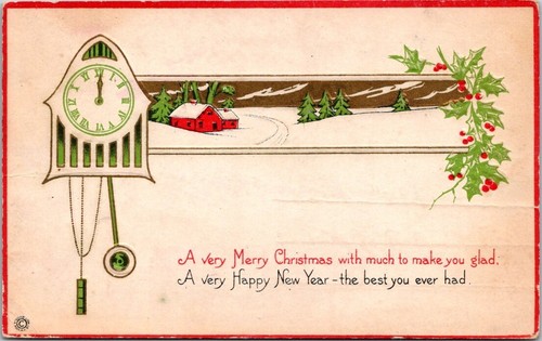 Christmas clock pendulum arts - christmas,