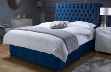 DIVAN BED SET WITH MATTRESS AND HEADBOARD MEMORY FOAM 3FT 4FT6 Double 5FT King