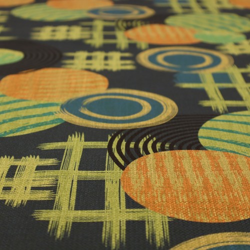 Retro blue upholstery - upholstery, fabric