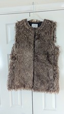 Brown Faux Fur Lined Gilet