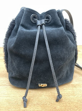 UGG Black Suede & Shearling