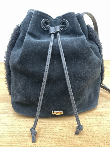 Ugg black suede shearling - ugg, &