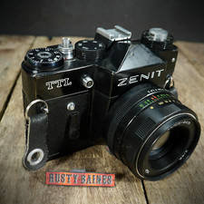 Zenit TTL 35mm Film Camera & Helios 58mm f2 Bokeh Prime Lens