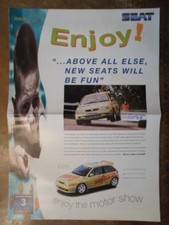 SEAT RANGE orig 1996 1997 UK