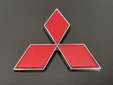 Red Mitsubishi Badge 5.8cm