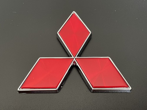 Red mitsubishi badge 8cm - mitsubishi, 5.8cm
