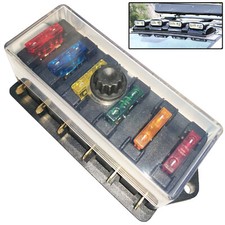 6 Way Car Blade Fuse Holder