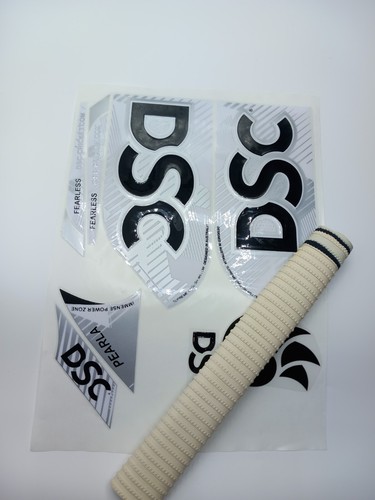Cricket bat sticker embossed - sticker,