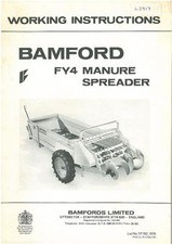 Bamfords Manure Spreader - Model FY4 Operators Manual
