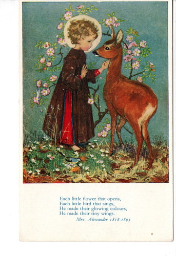 Christ child deer muriel - child, &
