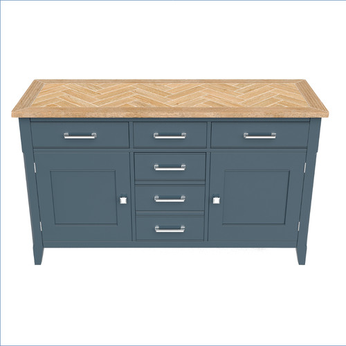 Blue large sideboard with - large,