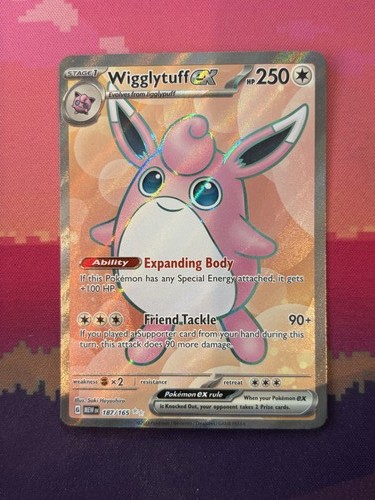 Pokemon card wigglytuff - wigglytuff, ex
