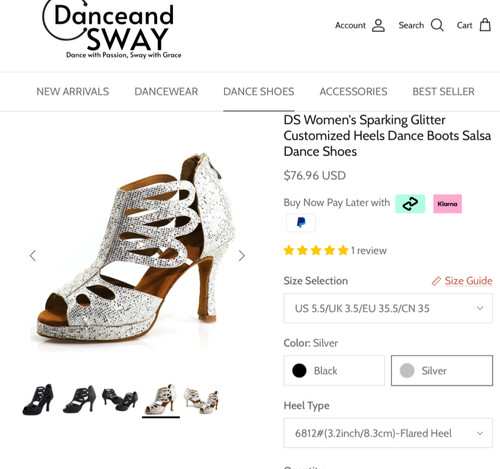 Dance and sway silver - dance,