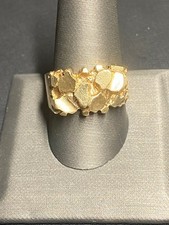 MEN'S  YELLOW GOLD NUGGET
