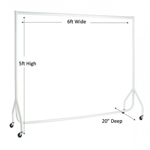 6ft long 5ft high clothes - x,