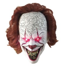 Halloween Clown Mask Light Up
