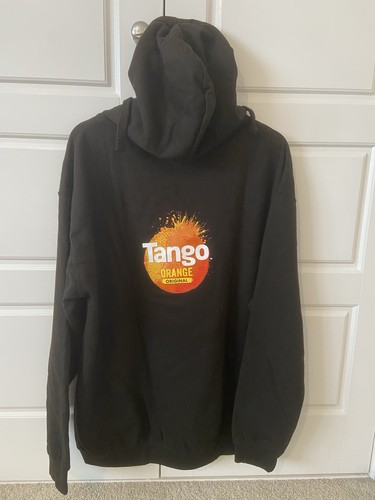 Rare tango orange hoodie black - tango,